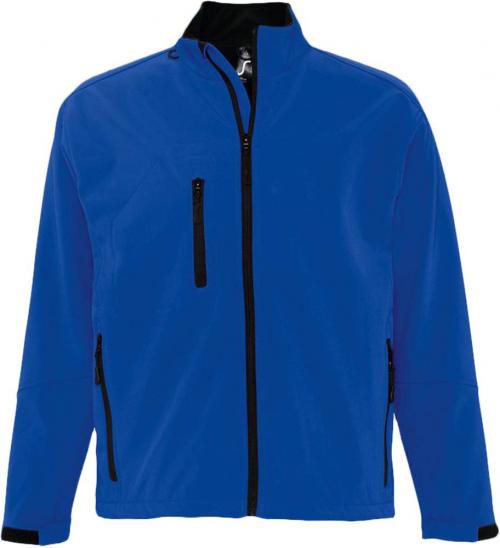 Куртка мужская на молнии Relax 340 ярко-синяя, размер XL