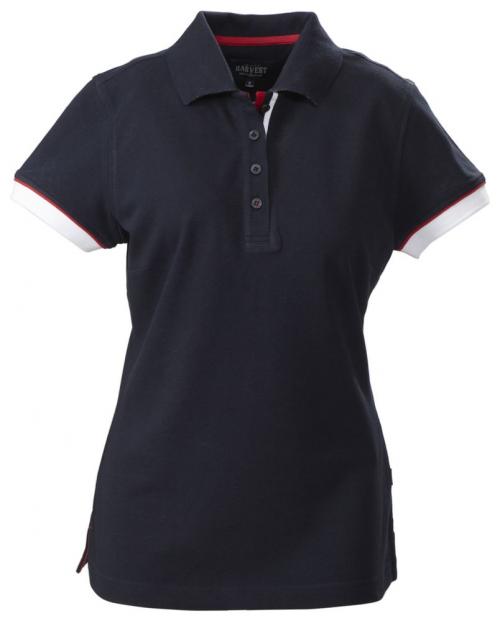Рубашка поло женская Antreville, темно-синяя, размер XL