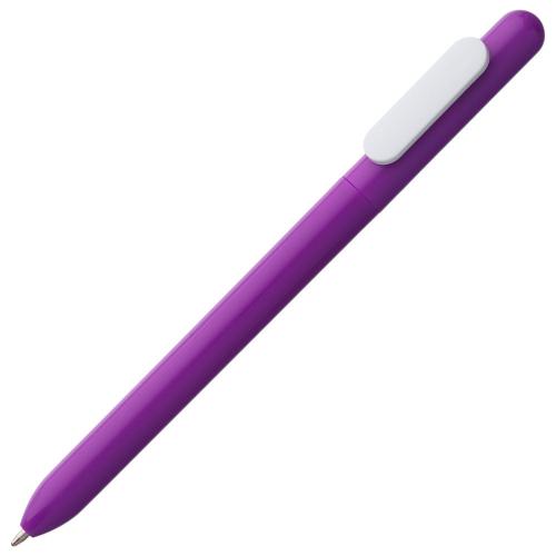 Ручка шариковая Swiper, фиолетовая с белым