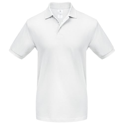 Рубашка поло Heavymill белая, размер XXL