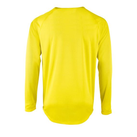 Футболка с длинным рукавом Sporty LSL Men желтый неон, размер XL