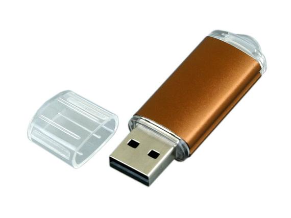 USB 2.0- флешка на 32 Гб с прозрачным колпачком