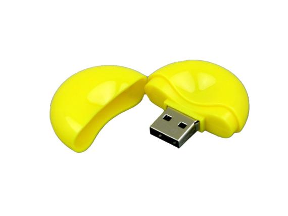 USB 2.0- флешка промо на 64 Гб круглой формы