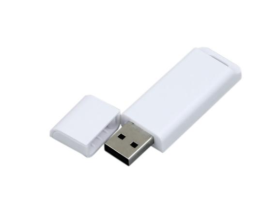 USB 2.0- флешка на 64 Гб с оригинальным двухцветным корпусом