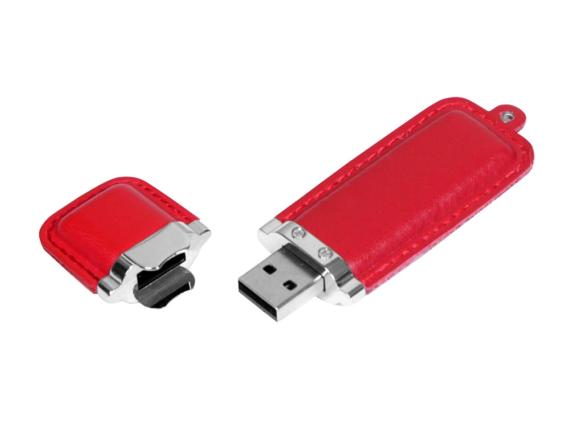 USB 2.0- флешка на 64 Гб классической прямоугольной формы
