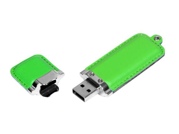 USB 2.0- флешка на 4 Гб классической прямоугольной формы