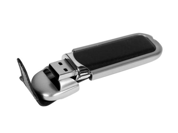 USB 2.0- флешка на 32 Гб с массивным классическим корпусом