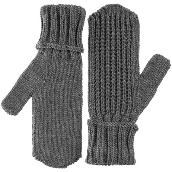 Варежки Nordkyn, серый меланж (эбонит), размер S/M