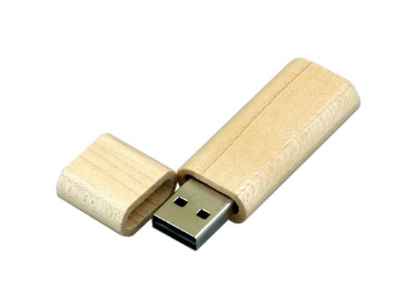USB 3.0- флешка на 64 Гб эргономичной прямоугольной формы с округленными краями