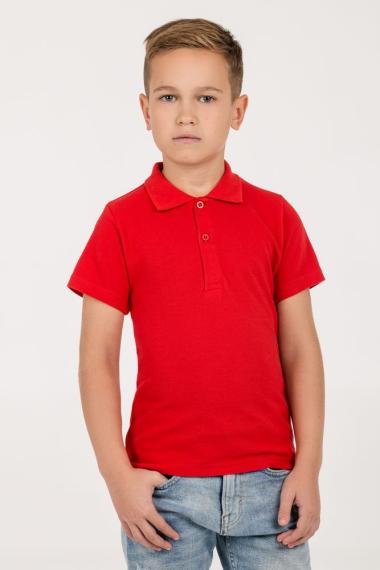 Рубашка поло детская Virma Kids, красная, 8 лет