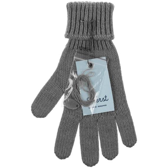 Перчатки Alpine, серый меланж, размер L/XL
