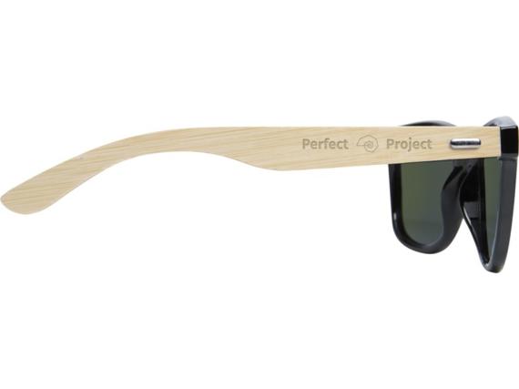 Солнцезащитные очки «Taiyō» в оправе из переработанного PET-пластика и бамбука