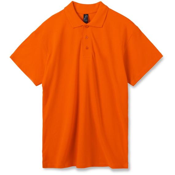 Рубашка поло мужская Summer 170 оранжевая, размер M