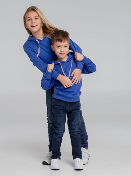 Толстовка с капюшоном детская Kirenga Kids, ярко-синяя, 14 лет