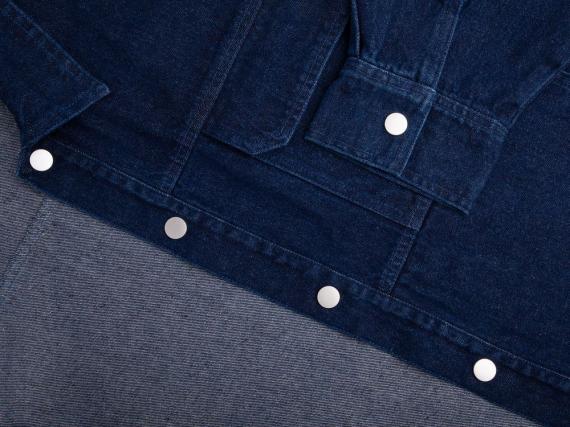Куртка джинсовая O2, темно-синяя, размер 3XL/4XL