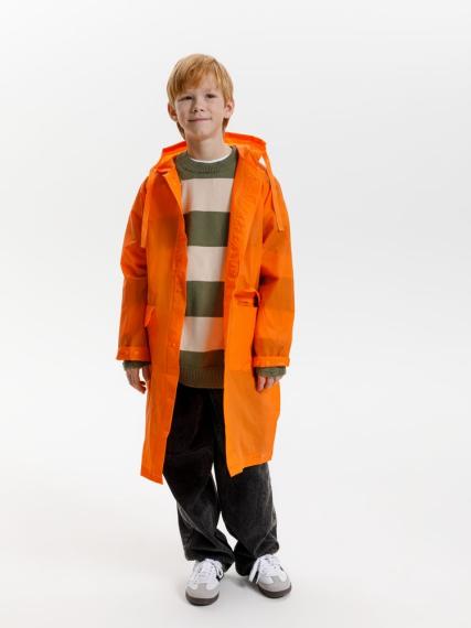 Дождевик детский RainDrop Kids, оранжевый, 12 лет (рост 142-152)