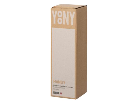 Бутылка из боросиликатного стекла «Hangy», 550 мл