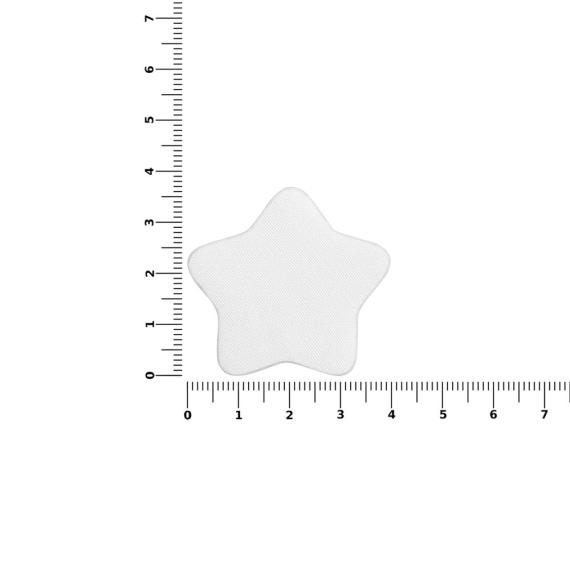 Наклейка тканевая Lunga Bial, M, белая