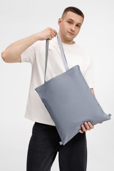 Шопер B3, серый с серыми ручками