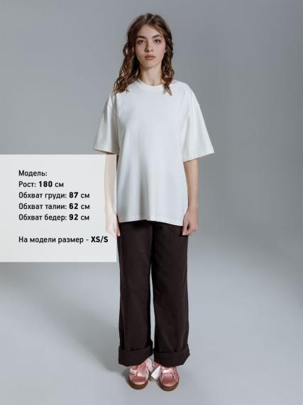 Футболка оверсайз Kangas, белая, M/L
