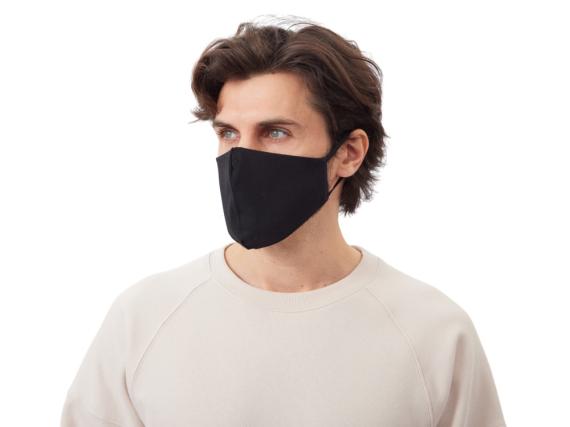 Маска для лица многоразовая из хлопка, анатомической формы без шва