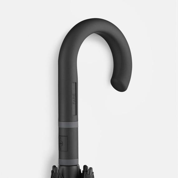 Зонт-трость с цветными спицами Color Style, серый