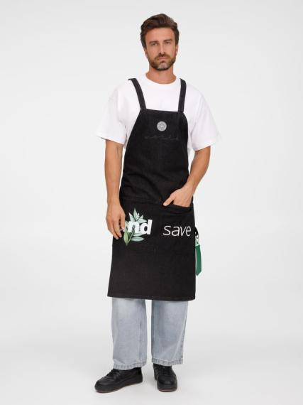 Фартук джинсовый E2, черный