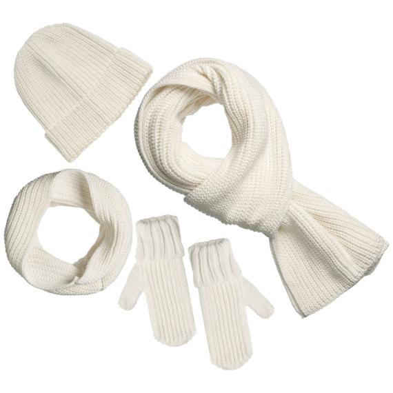 Шарф Nordkyn, белый (молочный)