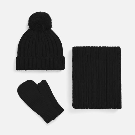 Шарф HappyGo, черный