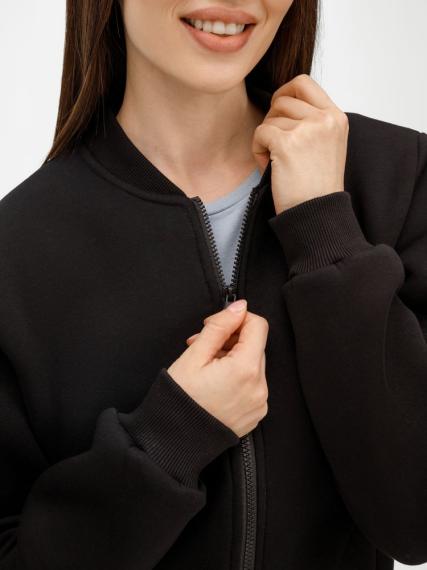 Бомбер унисекс Estado, черный, размер M