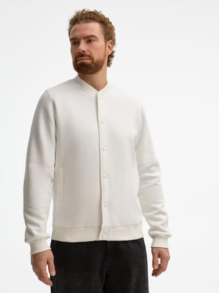 Бомбер унисекс AtmosWear, молочно-белый, размер S