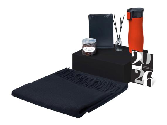 Подарочный набор «Re:Harmony» с палантином и термокружкой