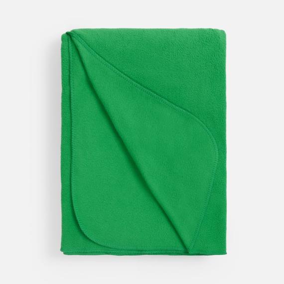 Флисовый плед Warm&Peace XL, зеленый