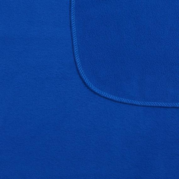 Флисовый плед Warm&Peace, ярко-синий