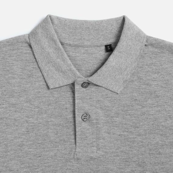 Рубашка поло унисекс Pulse, серый меланж, размер XXL