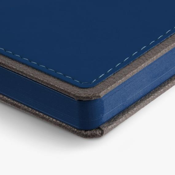 Ежедневник Frame, недатированный,синий с серым