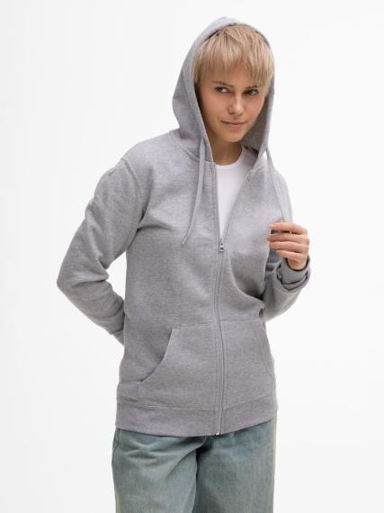 Толстовка унисекс Stone серый меланж, размер S