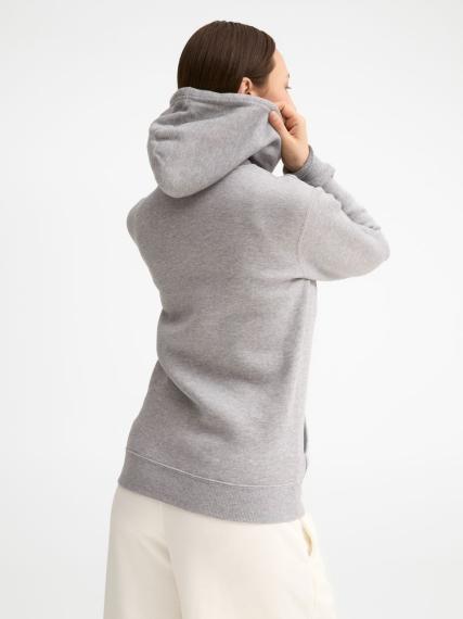 Толстовка женская на молнии с капюшоном Seven Women 290, серый меланж, размер M