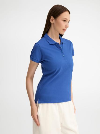 Рубашка поло женская People 210 ярко-синяя (royal), размер M