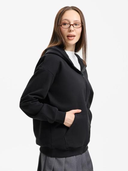 Толстовка унисекс оверсайз Sartoro, черная, размер M/L