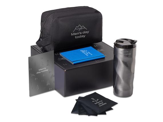 Подарочный набор «Re:m. Road»  с термокружкой, косметичкой и обложкой для паспорта