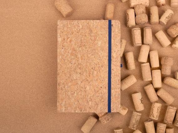 Блокнот Corkfolio, синий