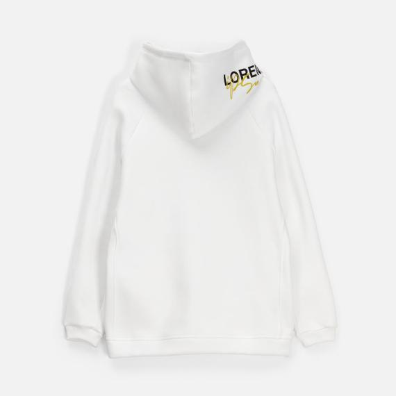 Худи унисекс оверсайз Easy Street, молочно-белое, размер M/L