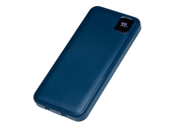 Внешний аккумулятор со встроенными кабелями «Фрэйм», 10000мач