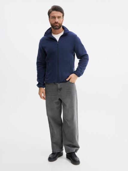 Куртка флисовая унисекс Ben Mac, темно-синяя, размер XXL