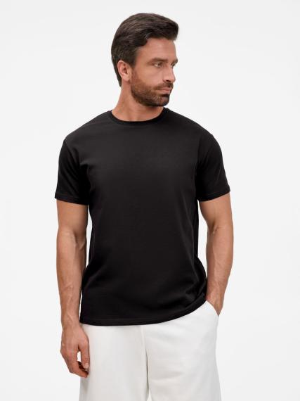 Футболка унисекс T-Bolka 200, черная, размер S