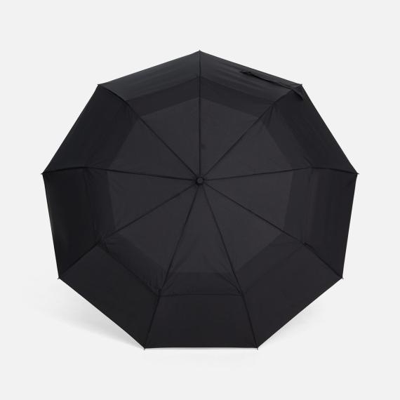 Складной зонт Dome Double с двойным куполом, черный