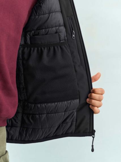 Жилет софтшелл унисекс Falcon BW, темно-серый, размер XS