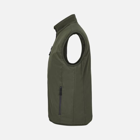 Жилет софтшелл унисекс Falcon BW, темный хаки, размер S