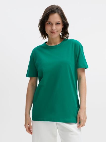 Футболка Regent 150 зеленая (изумрудная), размер XL